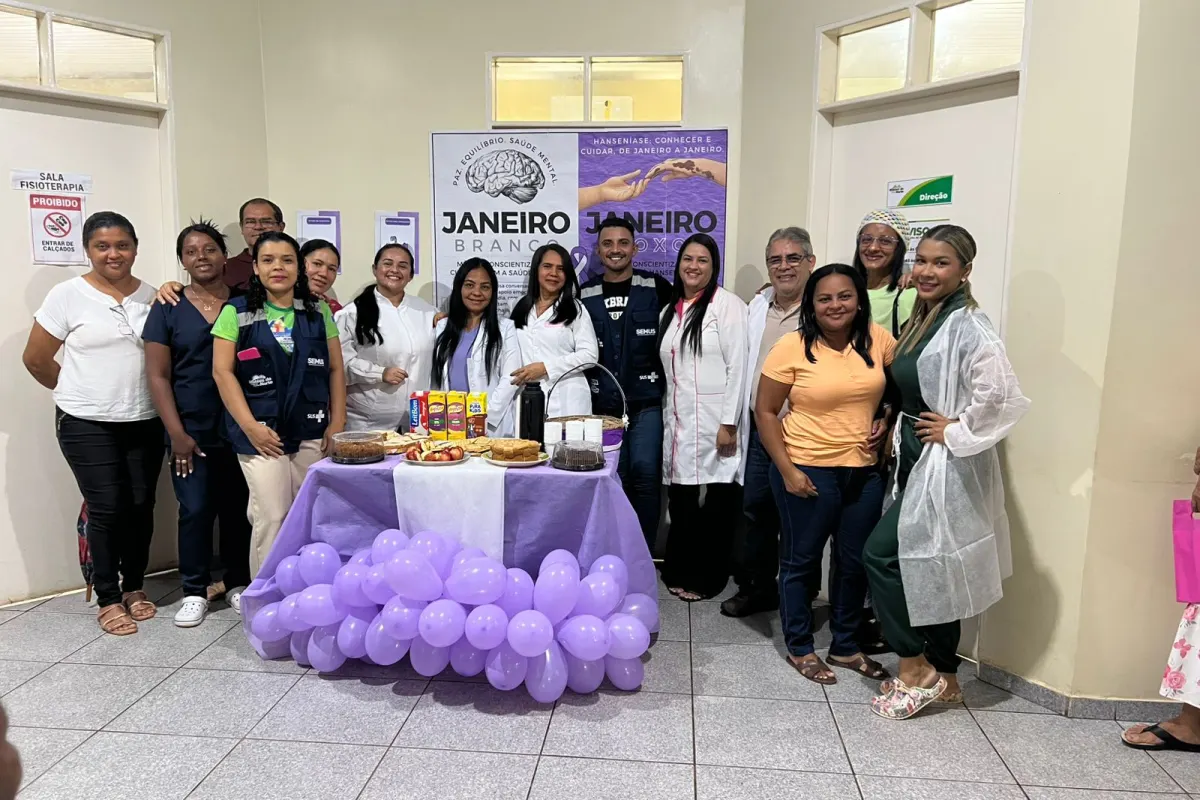 Equipe UBS. Sede e eMulti juntos na ação Janeiro Branco / Janeiro Roxo